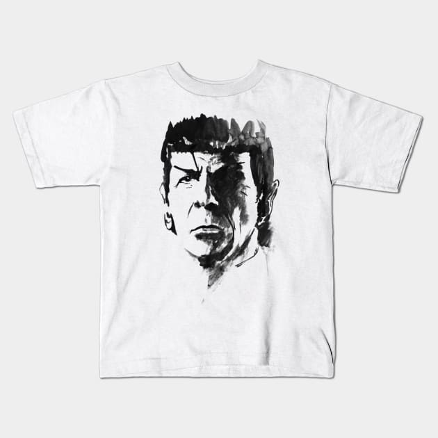 spock Kids T-Shirt by pechane